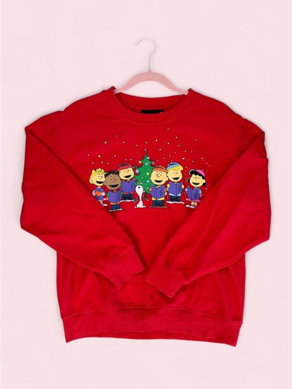 Peanuts Snoopy Christmas Carol Crewneck Sweatshirt